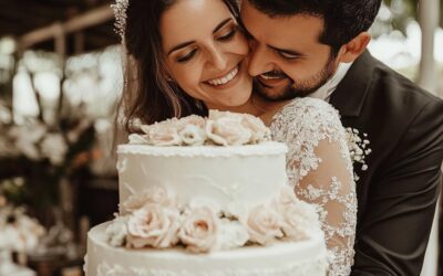 Inspirações de bolos de casamento: do clássico ao moderno.