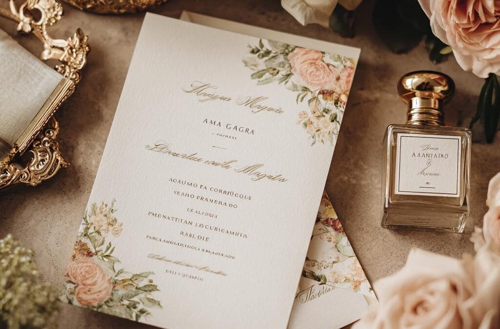 “Como personalizar sua papelaria de casamento com a Amor Marca”